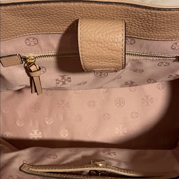 Tory Burch Camel Leather Tote - Picture 3 of 7